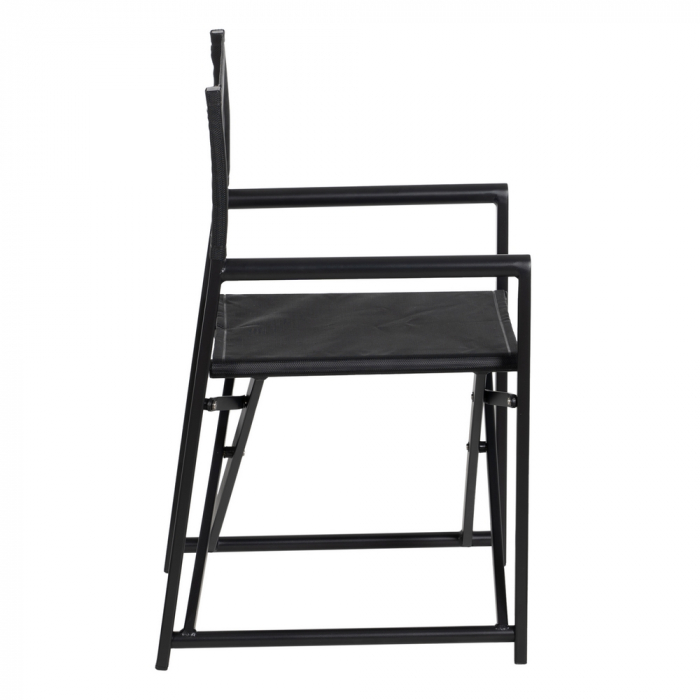 Set scaune regizor negre aluminiu si textilena|Scaune moderne pentru exterior [3]