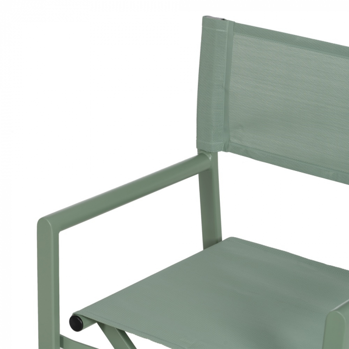 Set scaune regizor verzi aluminiu si textilena|Scaune outdoor pentru confort maxim [7]