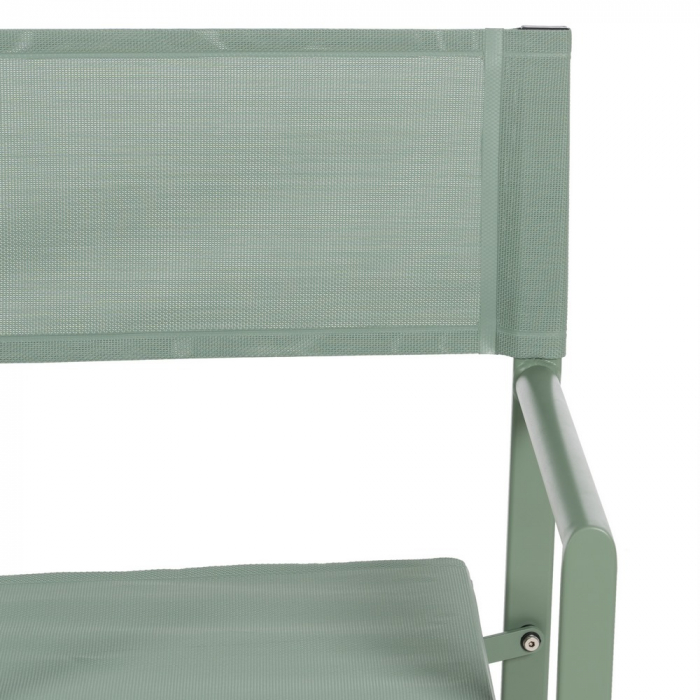 Set scaune regizor verzi aluminiu si textilena|Scaune outdoor pentru confort maxim [6]