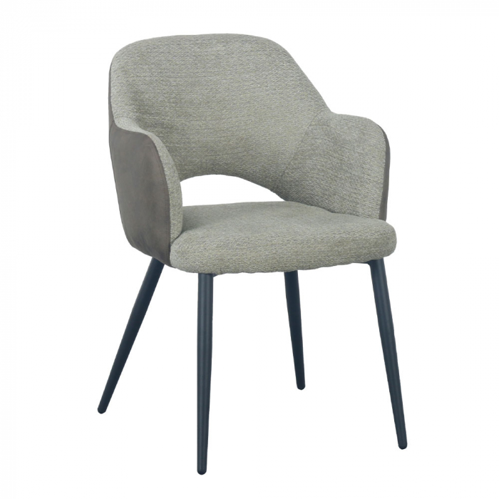 Scaune verzi Ascot cu picioare metalice și design rafinat [1]