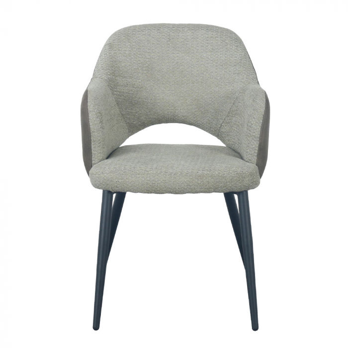 Scaune verzi Ascot cu picioare metalice și design rafinat [4]