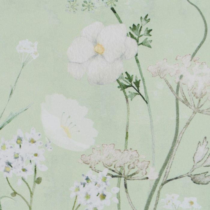 tablouri anemone flori alb-verde pastel ramă albă [4]
