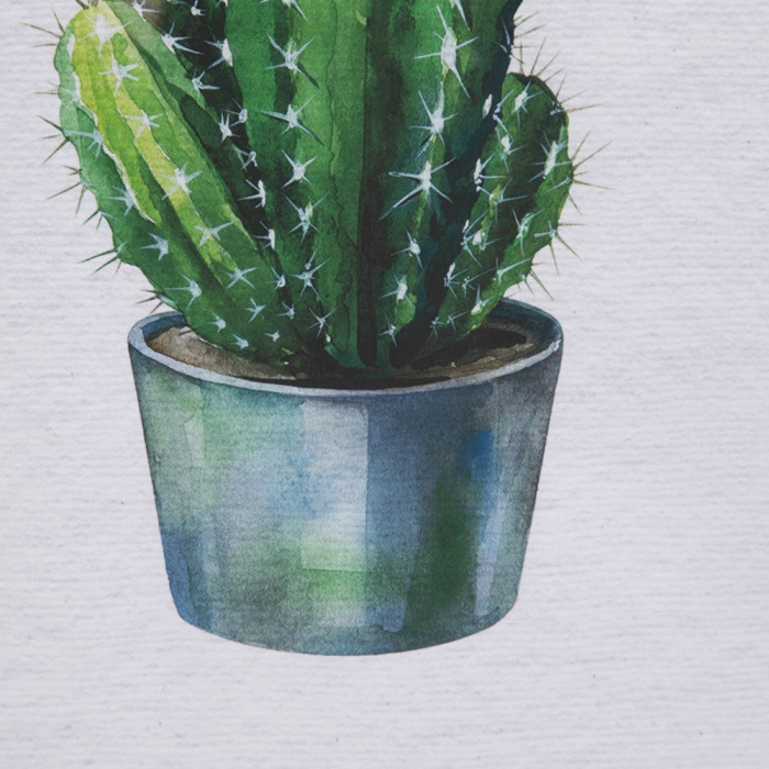 tablouri cactusi modern botanical turcoaz alb rame albe [5]