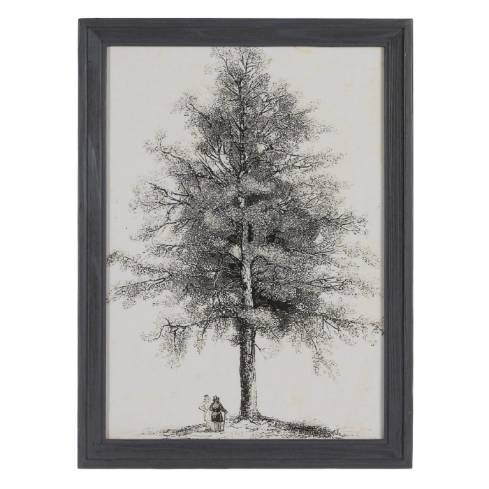 tablouri copaci monocrom lemn brad 45x60cm [3]