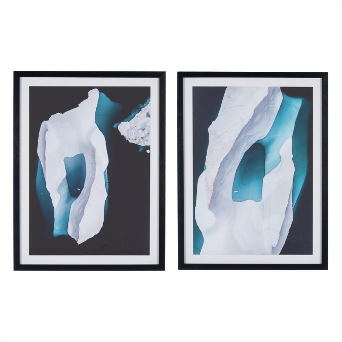 tablouri polar natur abstract rame negre sticla [1]