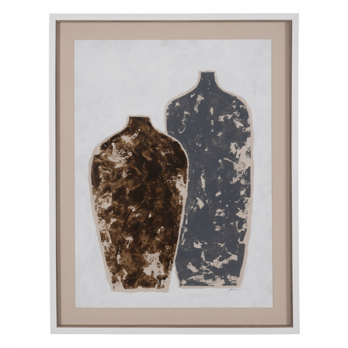 Set tablouri verticale flori pictate manual [2]