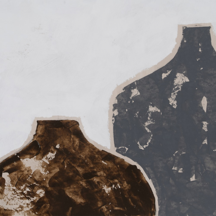 Set tablouri verticale flori pictate manual [4]