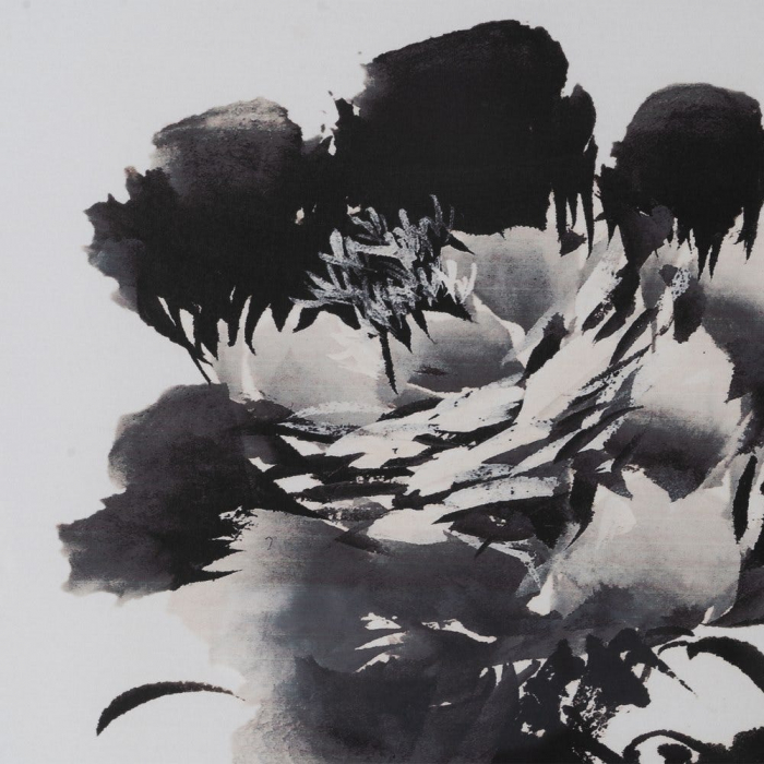 tablouri flori alb-negru japonez 50x70cm [6]