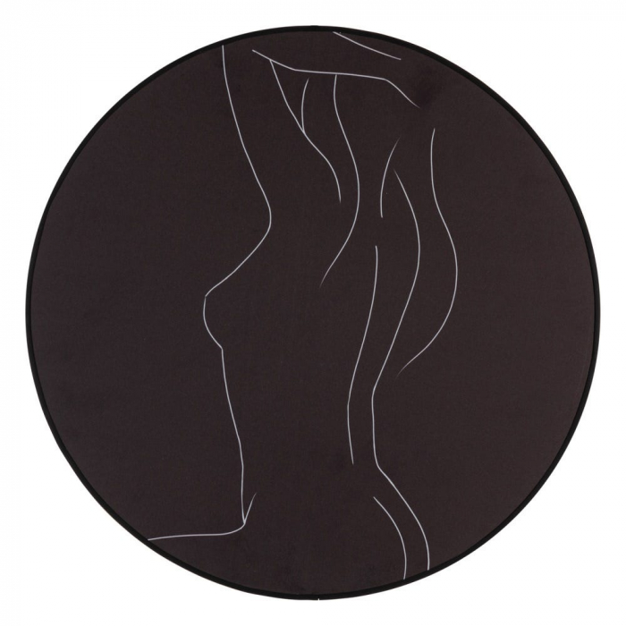 tablouri rotunde nud alb-negru 50x50cm [2]