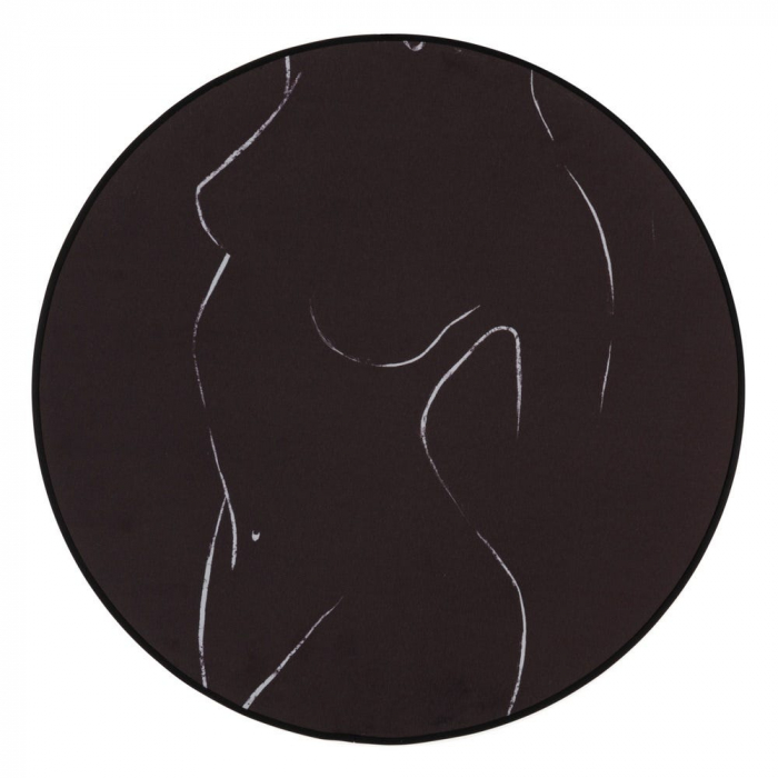 tablouri rotunde nud alb-negru 50x50cm [3]