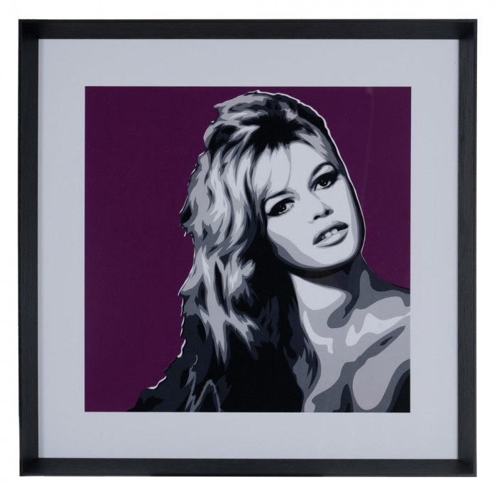 tablouri pop art portrete violet galben rame ayous 53x53cm [3]