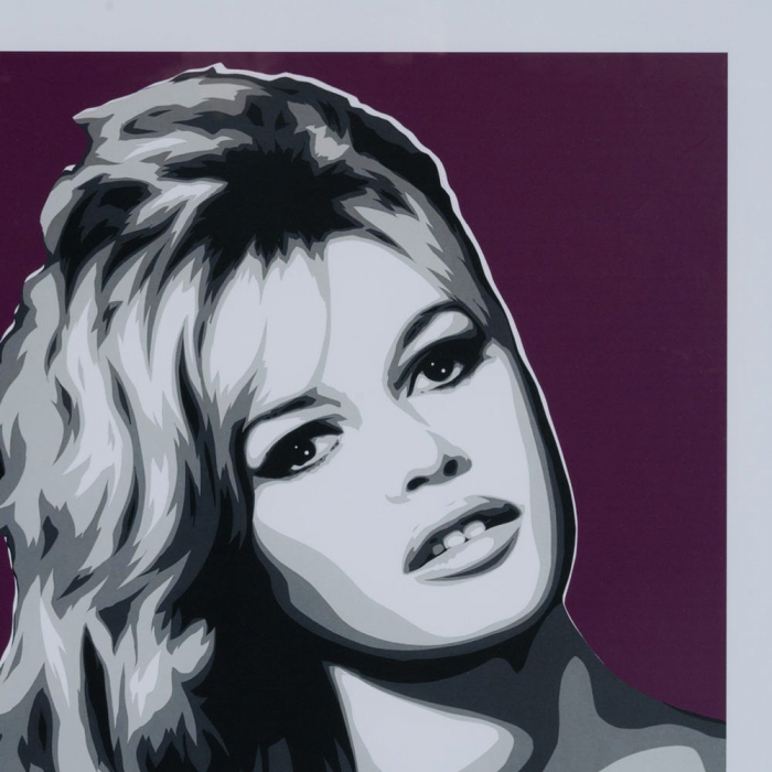 tablouri pop art violet galben rame ayous 73x73cm [4]