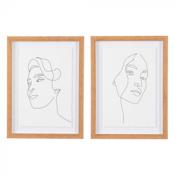 tablouri portrete minimaliste alb-negru 30x40cm [1]