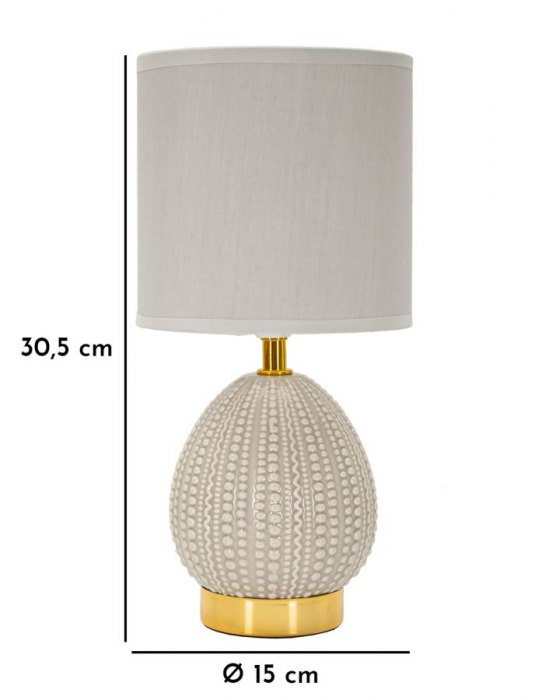 veioze bej baza aurie iluminat elegant CreativDeco [6]