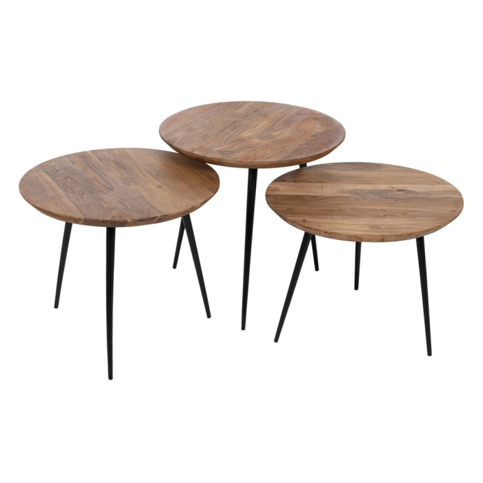 Set Masute Cafea Contemporane CreativDeco - Texturi Naturale si Stil [3]