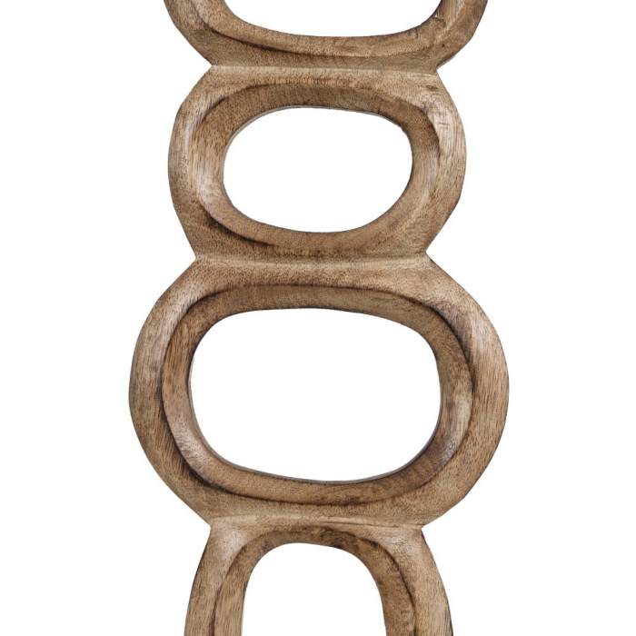 Set 3 suporturi pentru lumânări decorative din lemn de mango natural - CreativDeco [7]