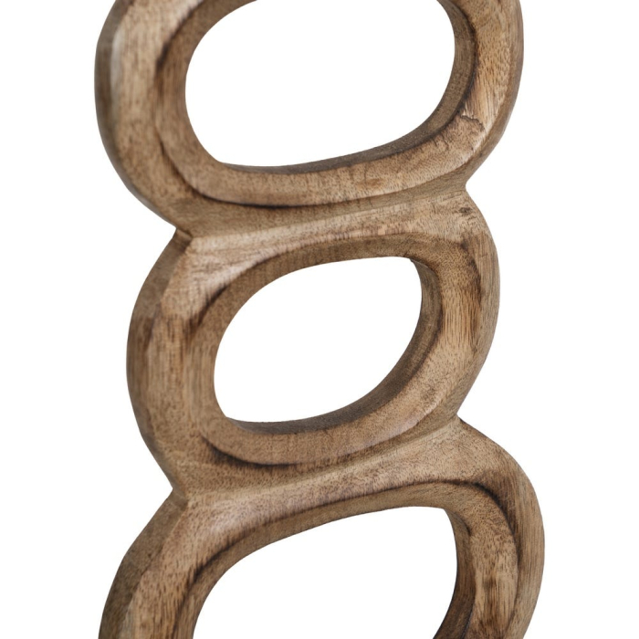 Set 3 suporturi pentru lumânări decorative din lemn de mango natural - CreativDeco [6]