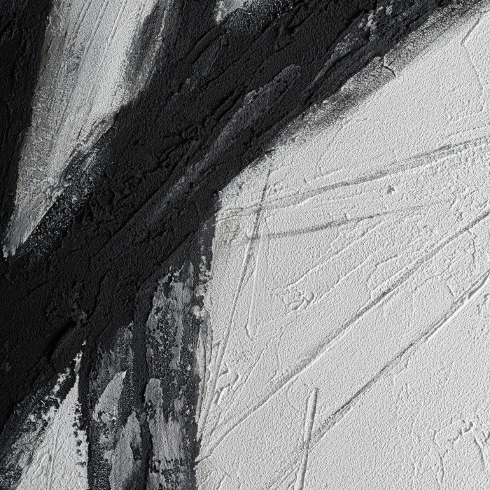 Set 3 tablouri abstracte alb-negru pânză Orion [6]