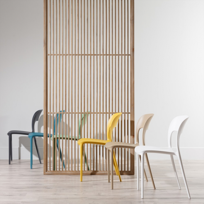 Set scaune albastre moderne|Scaune versatile pentru interioare elegante [2]