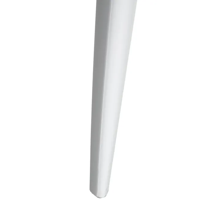Scaune polipropilenă albă, decor minimalist [8]
