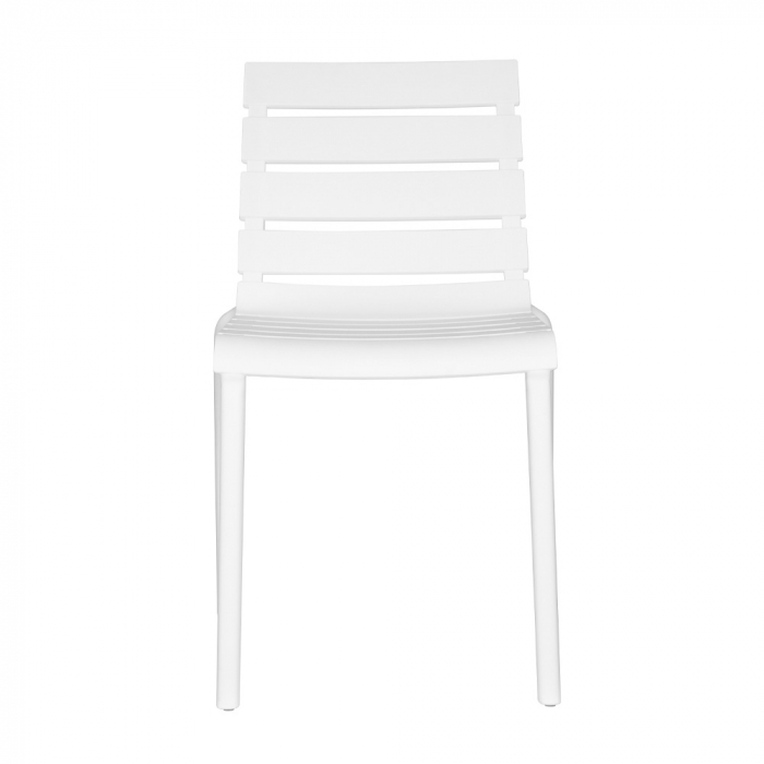 Scaune moderne Horizontal albe [3]