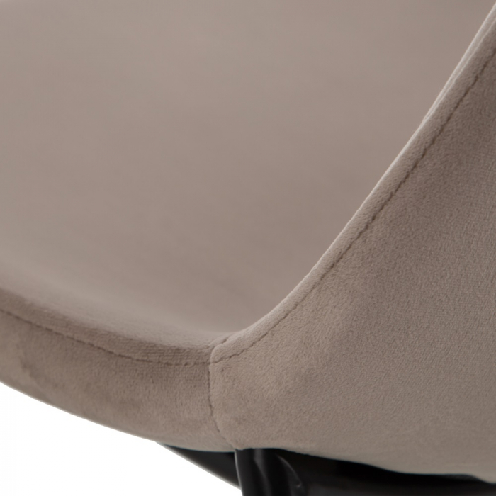 Set scaune bej stofa si metal|Scaune confortabile pentru dining si birou [8]