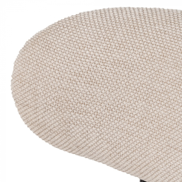 Set scaune crem stofa si metal|Scaune moderne pentru interioare elegante [7]