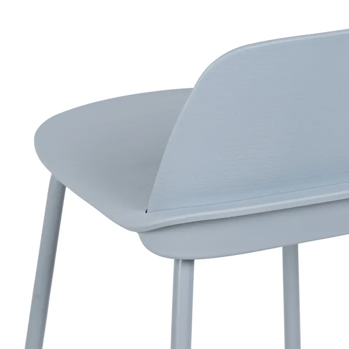 Scaune bar albastre, mobilier stabil [10]