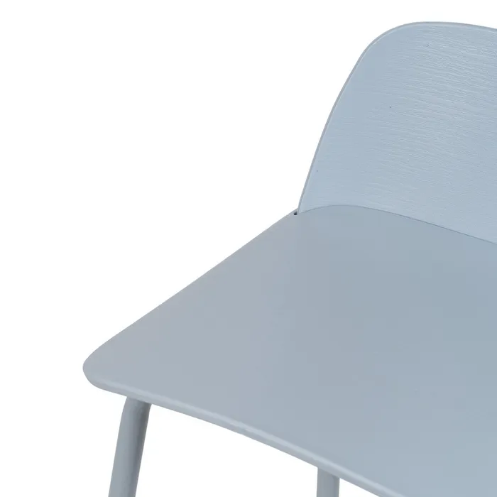 Scaune bar albastre, mobilier stabil [7]