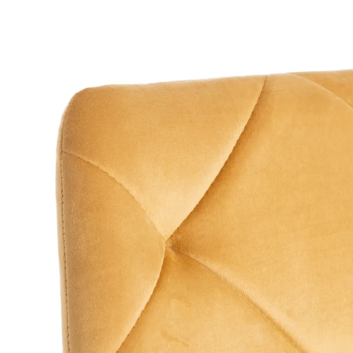 Set 4 scaune muștar catifea|Scaune muștar pentru interioare elegante [6]