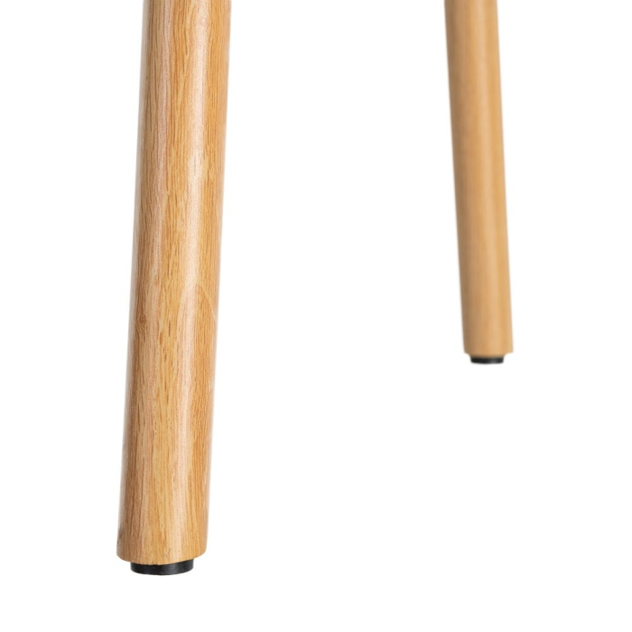 Set de 4 scaune dining și HORECA cu brațe și tapițerie bej [9]
