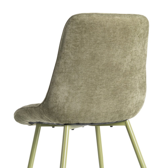 Scaune dining HoReCa stofă verde măsliniu – set 4 [6]