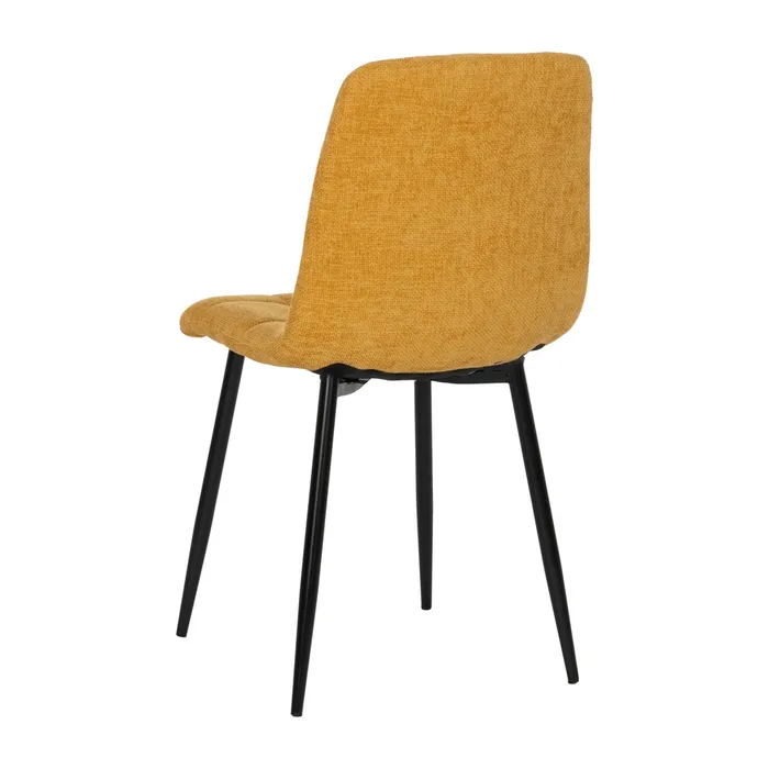 Set 4 scaune galbene moderne|Scaune galbene pentru dining [4]