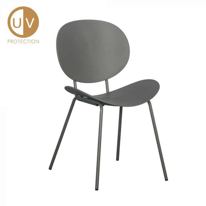 Set de 4 scaune gri Futura 51x50x80.5 cm [1]
