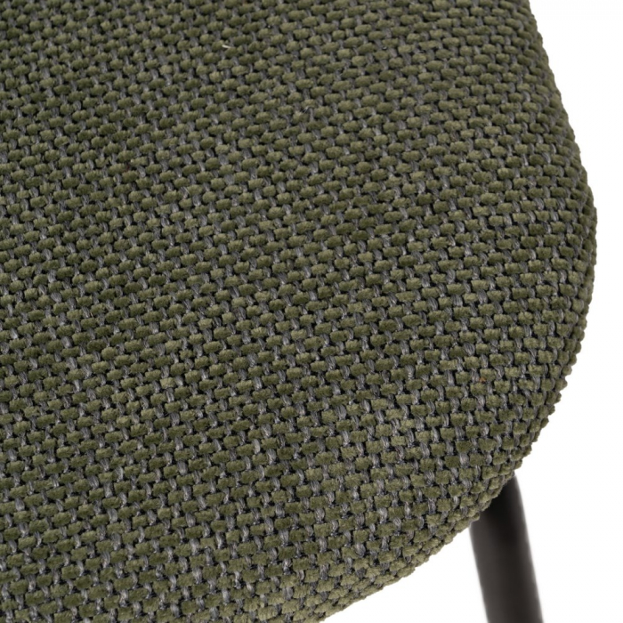 Set scaune maro-verde stofa si metal|Scaune moderne pentru interioare elegante [9]