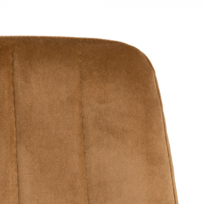 Set 4 scaune maronii catifea moderne|Scaune durabile pentru amenajari contemporane [5]