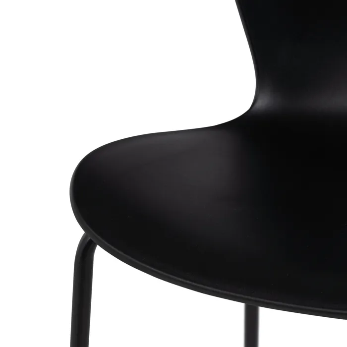 Scaune negre polipropilenă, decor elegant [7]
