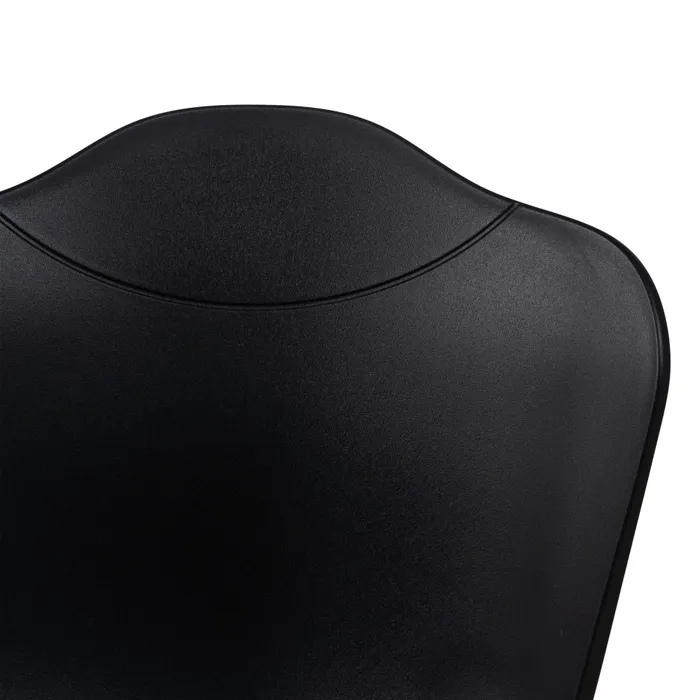 Scaune negre polipropilenă, decor elegant [6]