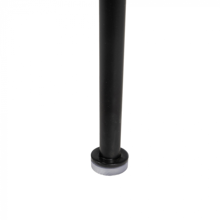 Set 4 scaune negre stofa si metal | Scaune moderne elegante [11]