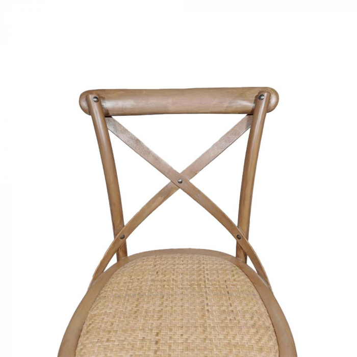 Set scaune nuc August cu lemn rubberwood și spătar din rattan [4]