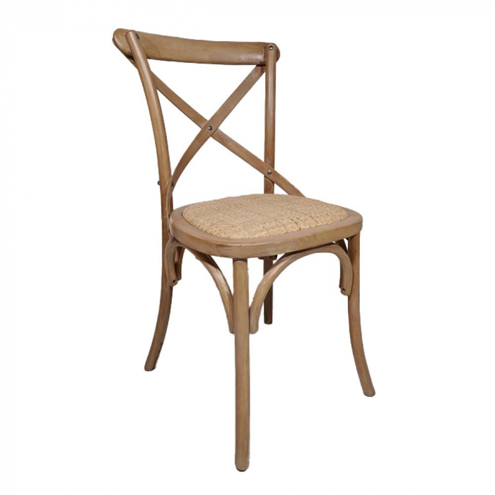 Set scaune nuc August cu lemn rubberwood și spătar din rattan [1]