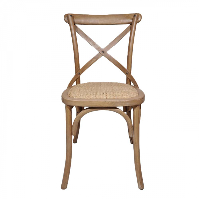 Set scaune nuc August cu lemn rubberwood și spătar din rattan [2]