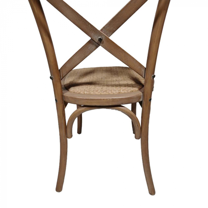Set scaune nuc August cu lemn rubberwood și spătar din rattan [6]