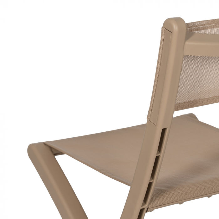 Set 4 scaune pliabile bej moderne [10]