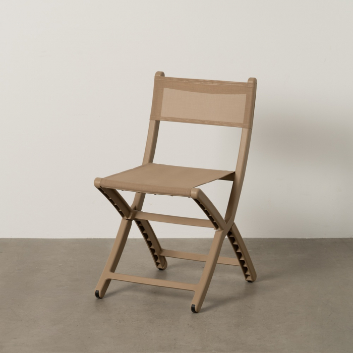 Set 4 scaune pliabile bej moderne [1]