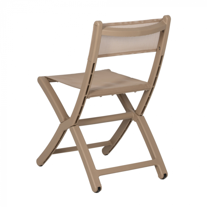 Set 4 scaune pliabile bej moderne [4]