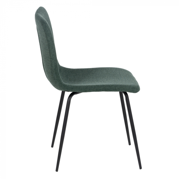Set scaune verzi stofa si metal|Scaune moderne pentru interioare rafinate [3]
