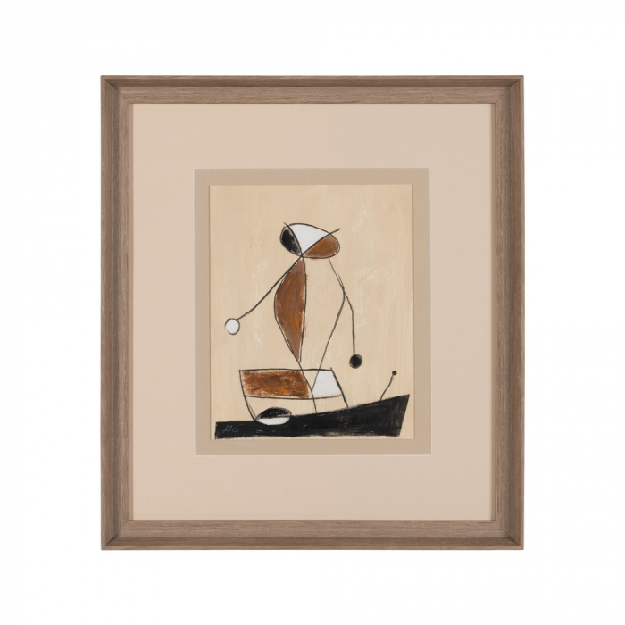 Tablouri abstracte pictate manual pentru decor subtil|Set decorativ pentru spatii interioare [4]
