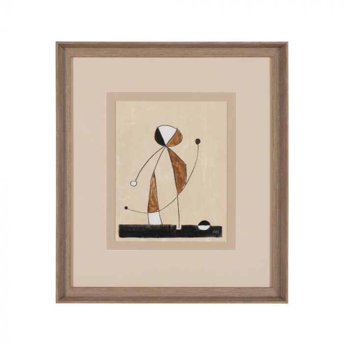Tablouri abstracte pictate manual pentru decor subtil|Set decorativ pentru spatii interioare [2]