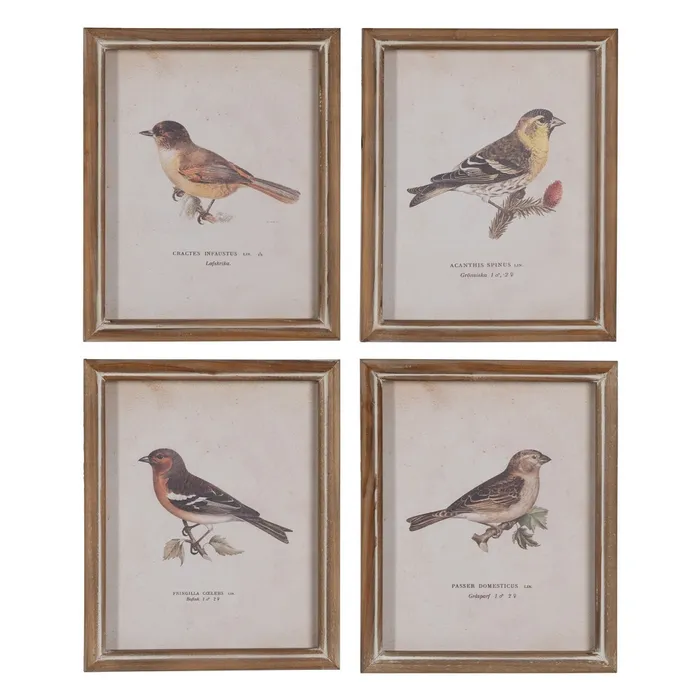 Set tablouri păsări lemn|Decorațiuni naturale rafinate [1]